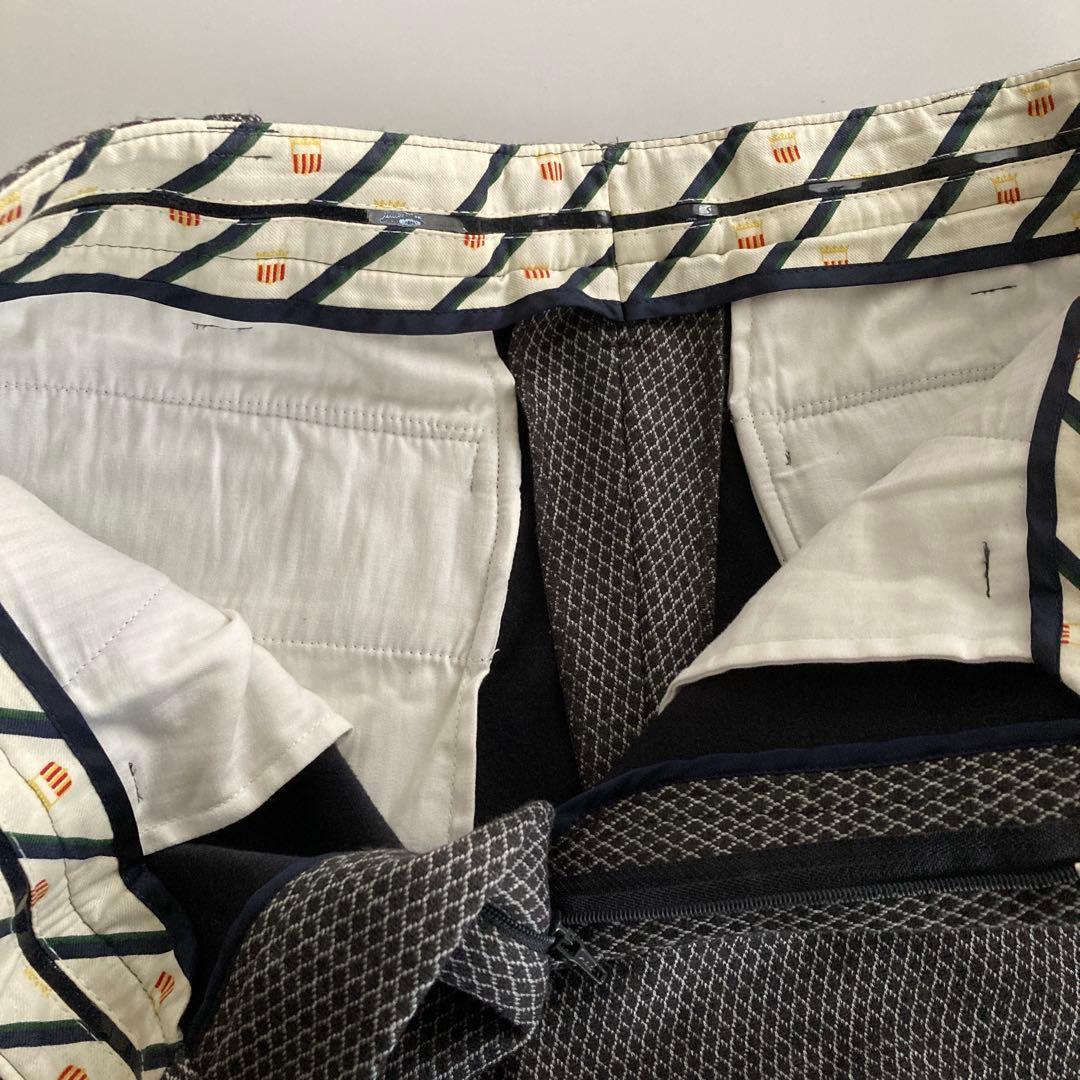 【超美品】Callaway ゴルフパンツ 裏起毛 ストレッチ ダイヤ柄 L 秋冬