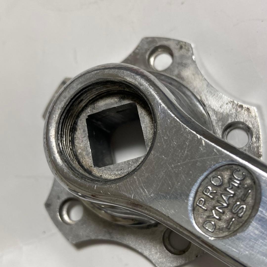 スギノプロダイナミッククランクセット165mm(ポリッシュ)クランクキャップ付