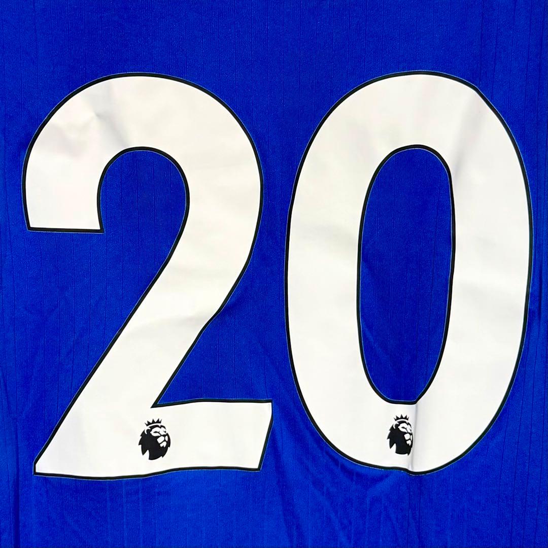 【美品！】17/18 レスター・シティFC ♯20 岡崎慎司【Lサイズ】ホーム