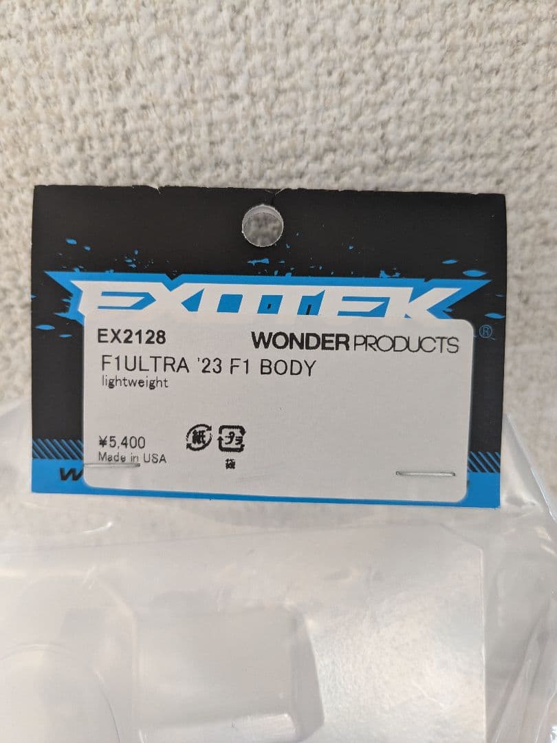 F1ラジコンボディ　3セット　スポンサーステッカー付き　未使用未開封品