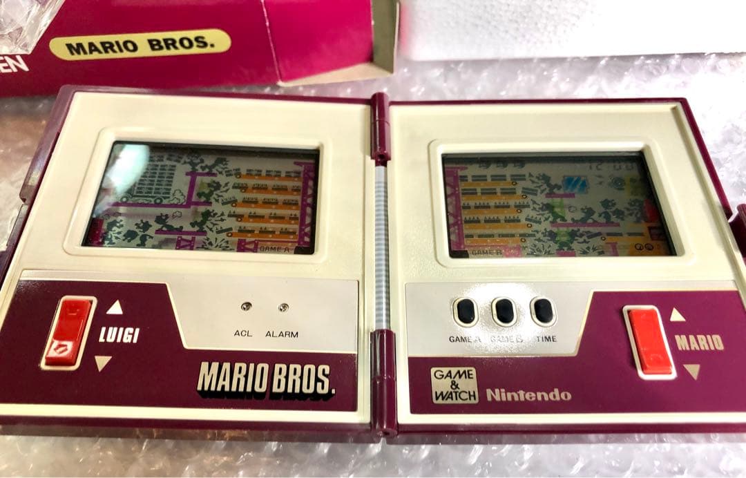 【新品未使用】ゲームウォッチ　マリオブラザーズ