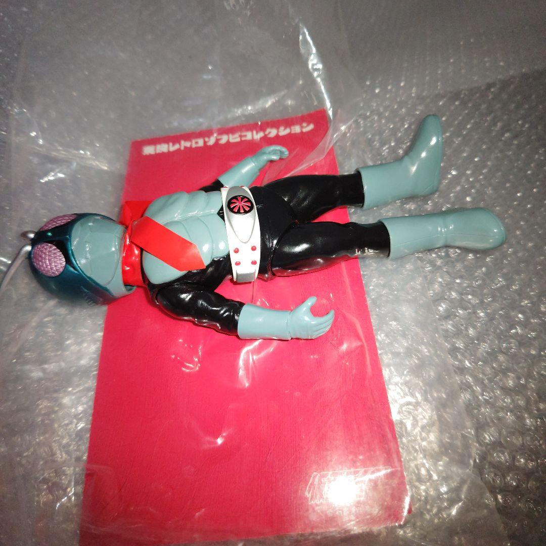 東映レトロソフビコレクション　仮面ライダー旧1号　面取れ