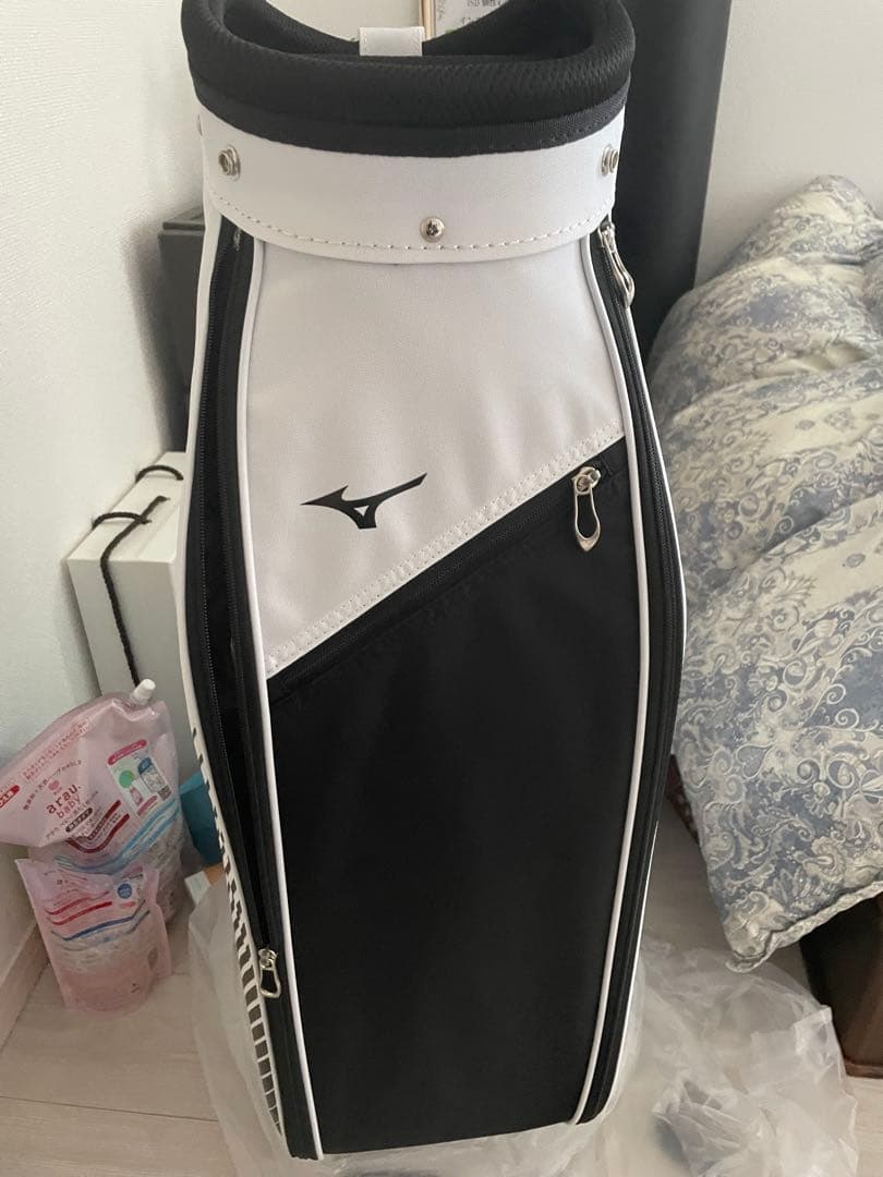Mizuno ゴルフバッグ ホワイト ブラック