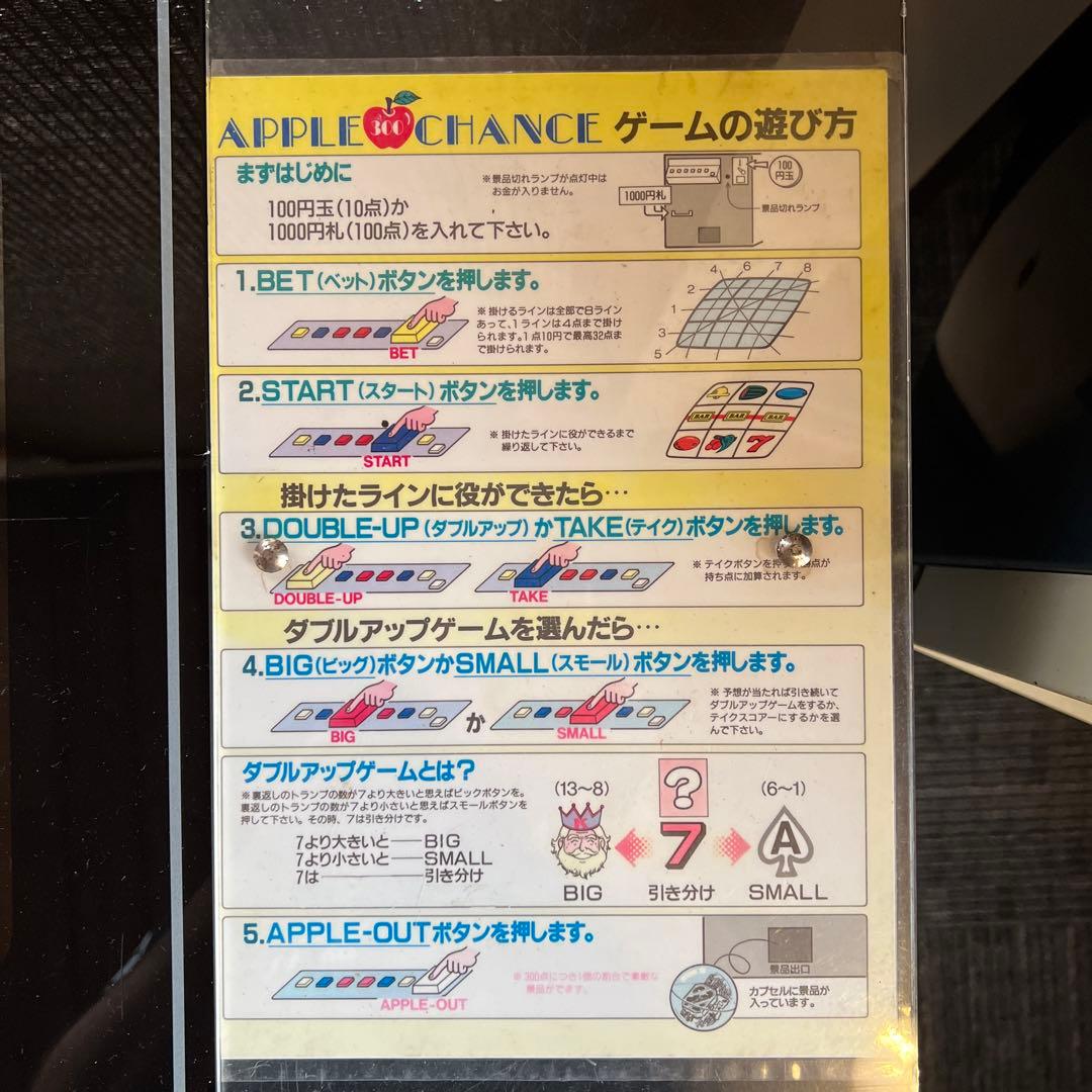 Apple Chanceゲーム　　　　　　　(テーブル筐体)