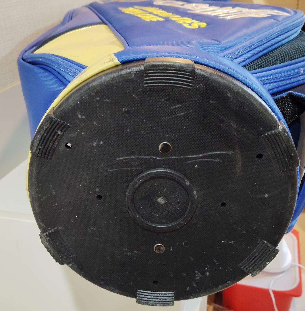 ルコックスポルティフ キャディバッグ QQBPJJ08 BL ブルー/イエロー