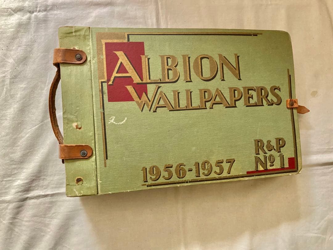 ビンテージ壁紙資料本(1957年WALPAMUR社)