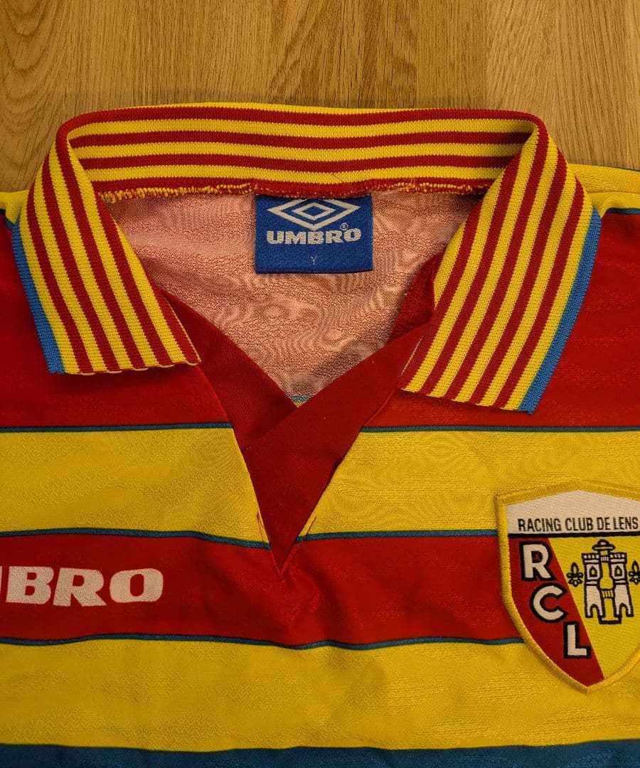 激レア RCランス 96/97 Umbro ホーム Sサイズ相当 サッカー