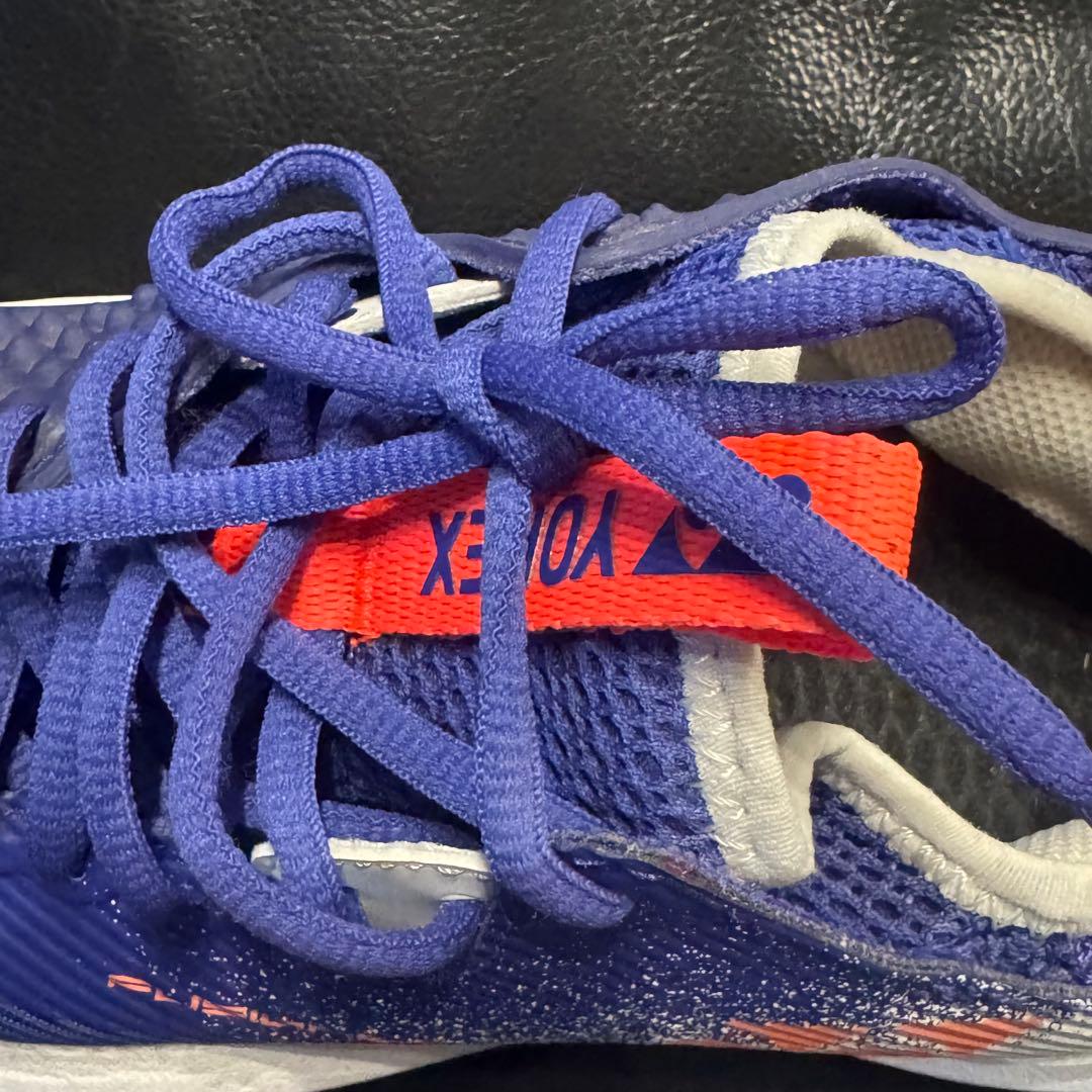 【美品】YONEX メンズ テニスシューズ 26cm ブルー ヨネックス