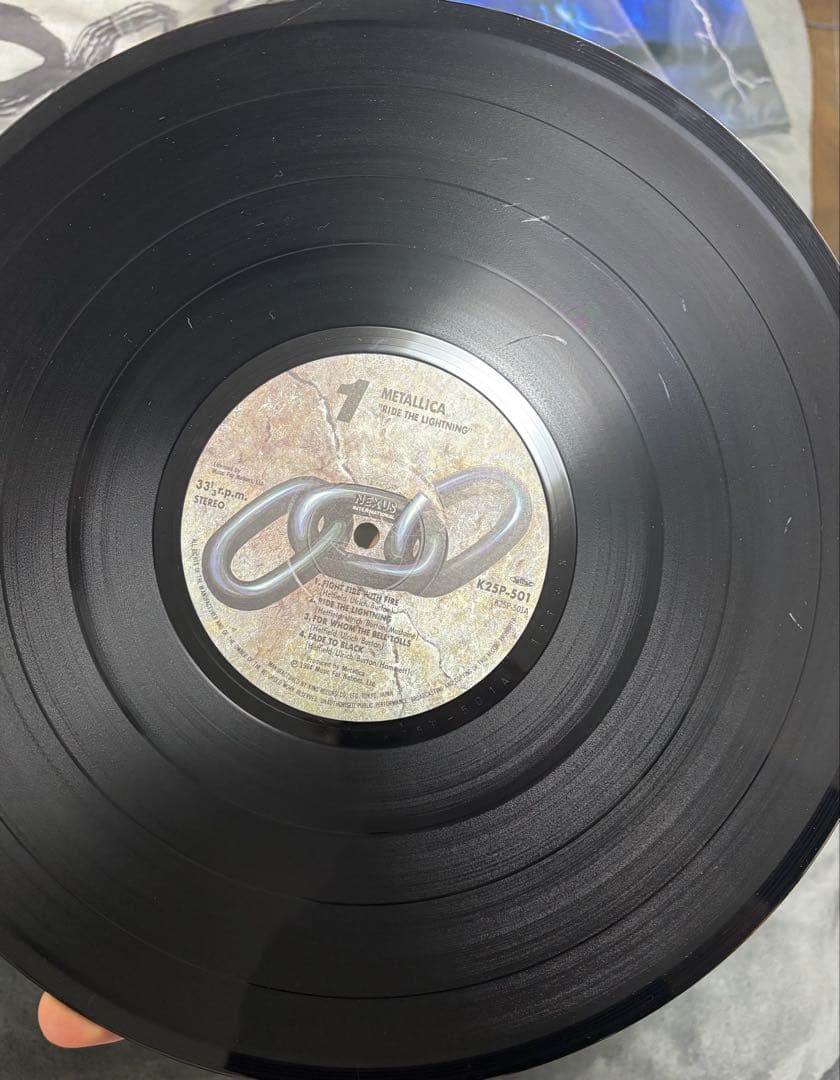 llica Ride the lightning 国内盤 帯付 レコード