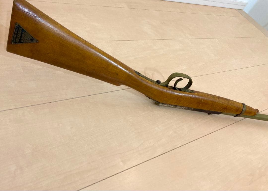 射的銃　バネ式　お祭り　縁日　アンティーク　ヴィンテージ　昭和レトロ　コルク銃