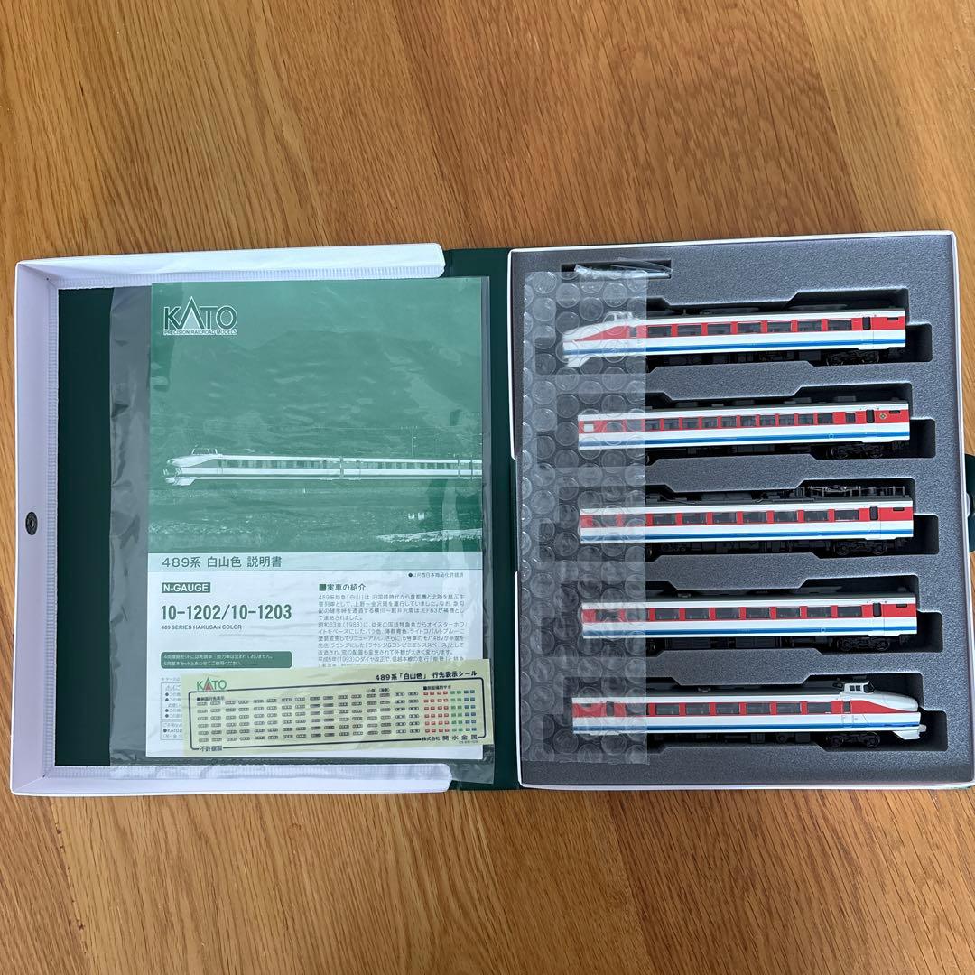 【新同】KATO 10-1202 489系 白山色４両基本セット③付属品未使用