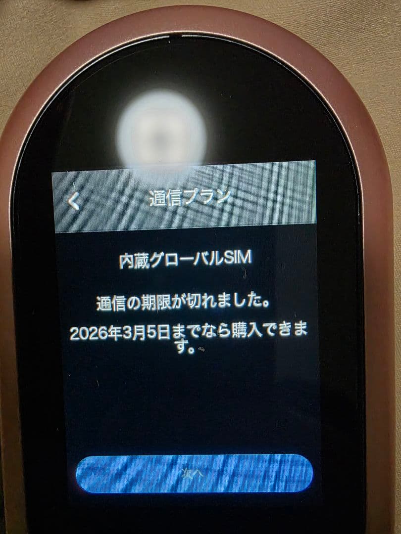 POCKETALK ポケトーク Wシリーズ ゴールド 翻訳機 通訳機 英語 韓国