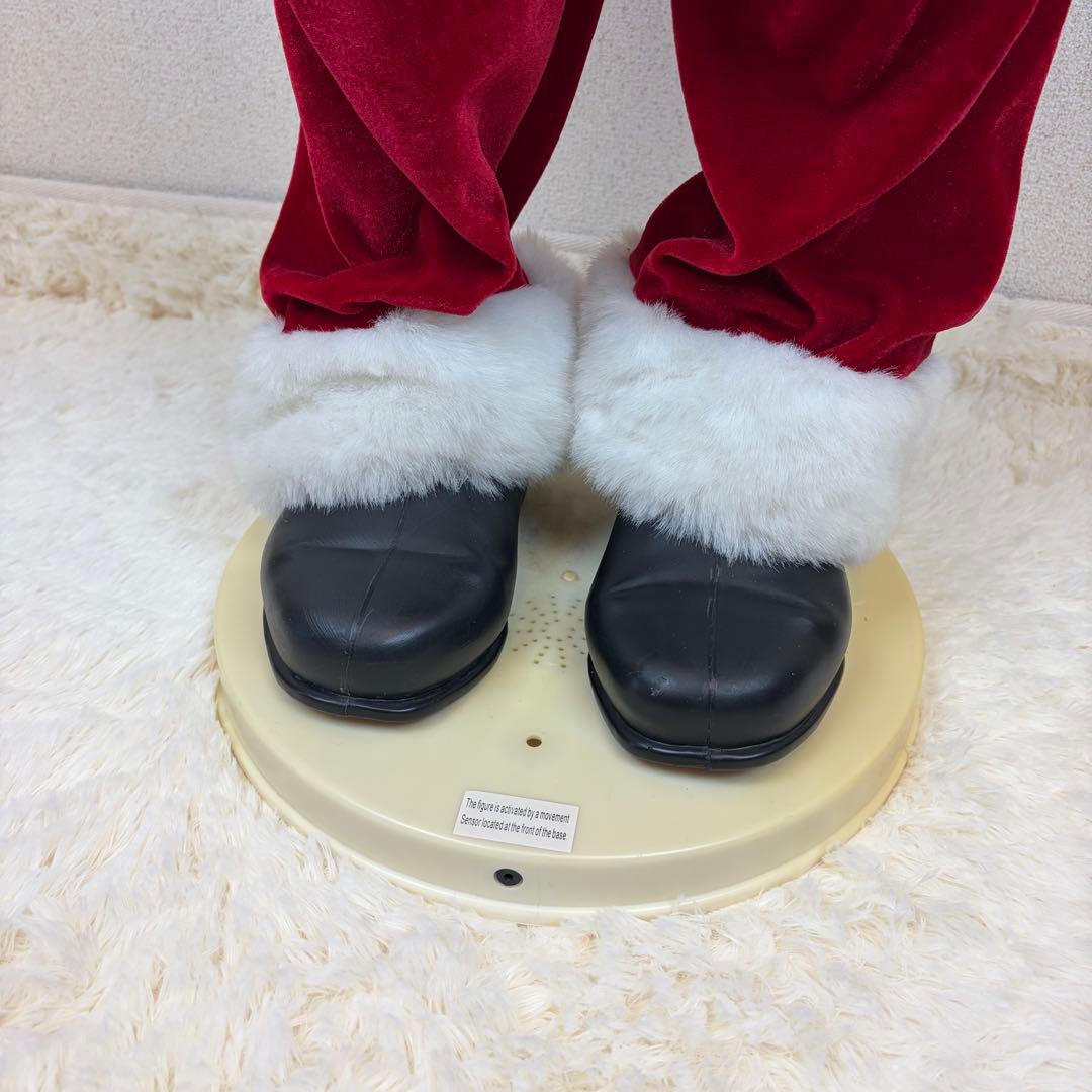 送料無料 ダンシングサンタ 大型 120cm 置物 人形 クリスマスツリー