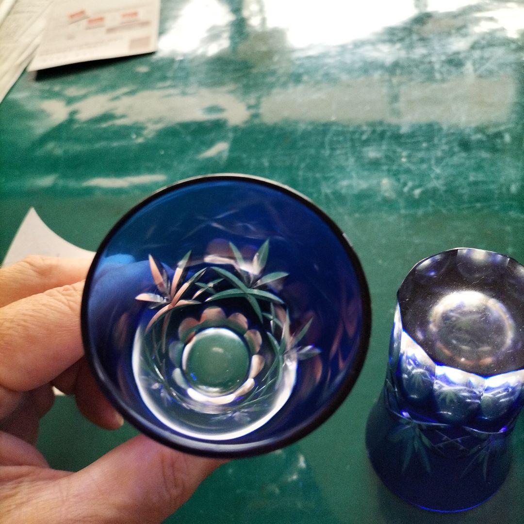 薩摩切子・色被せ切子５個セット