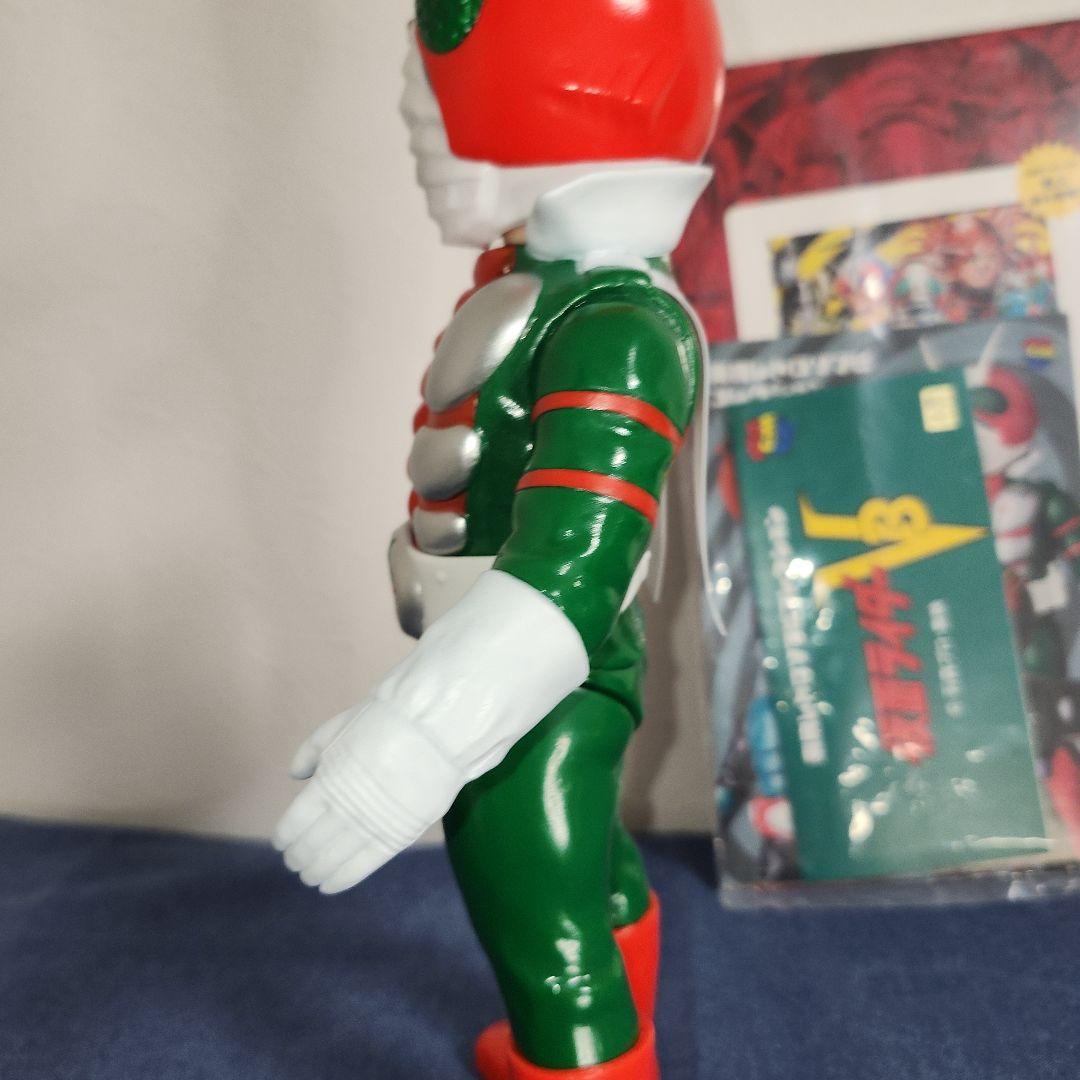 東映レトロソフビコレクション　仮面ライダーV3　ビニールマフラー版　面取れ