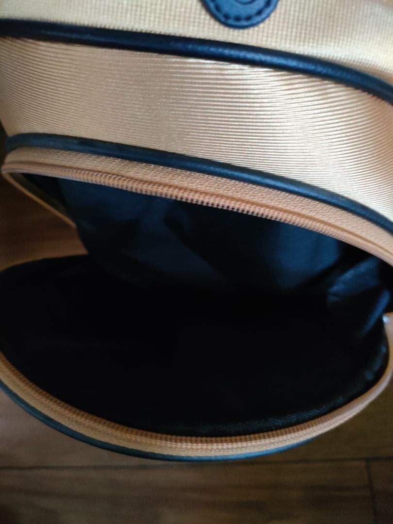 美品 ミッキー ディズニー キャディバッグ ゴールド Disney ゴルフバッグ