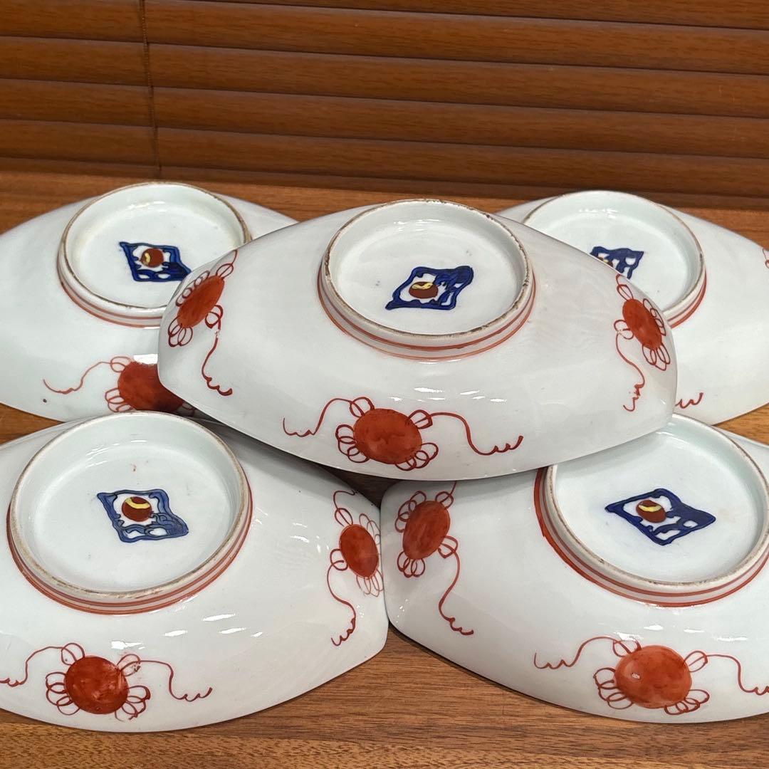 江戸時代　古伊万里　長皿　５枚