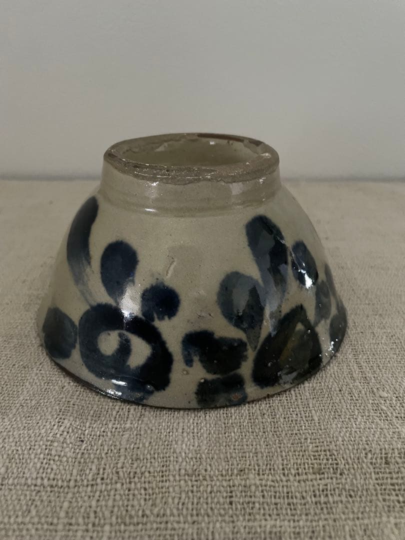 沖縄　古い壺屋焼　マカイ