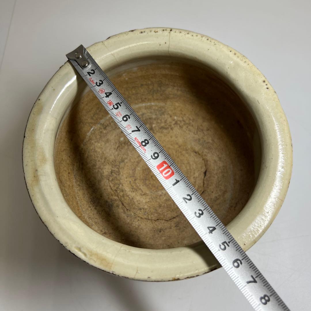 中国古玩　嘉慶五年香炉　口径約16㎝　東Y7-1105☆2Fタサオ