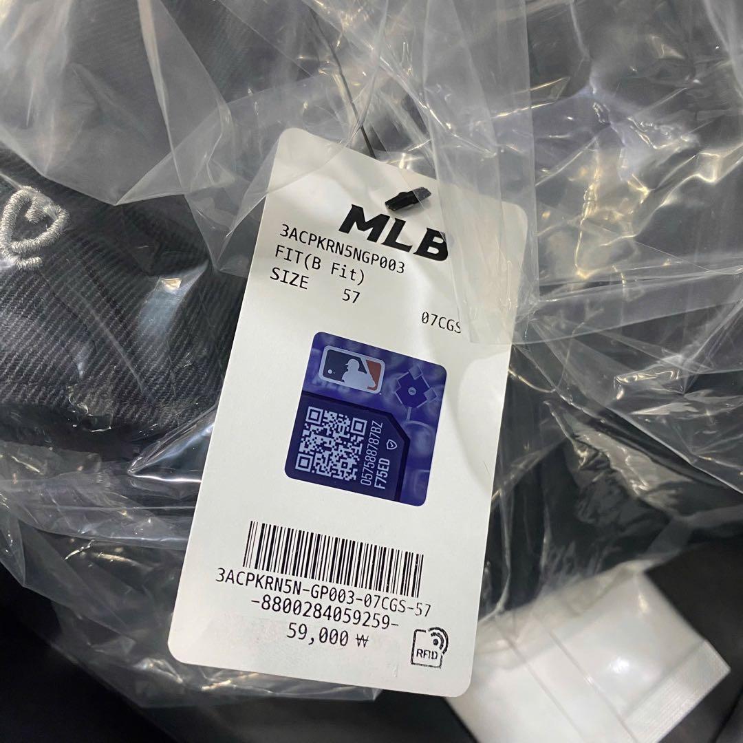 aespa カリナ MLB キャップ 帽子グレー KARINA トレカセット④