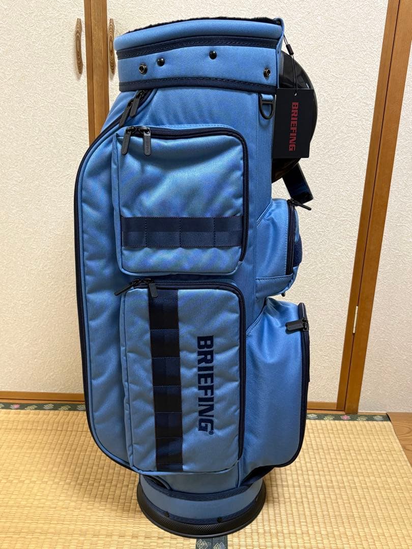 未使用)限定モデル ブリーフィング キャディバッグ CR-6#03 デニムブルー