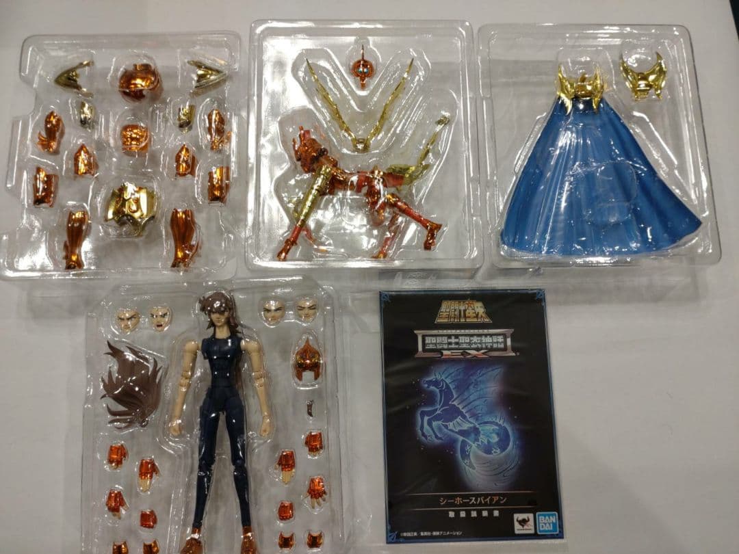 中古品 聖闘士聖衣神話EX　海闘士　８体　セット ポセイドン　 スキュラ等