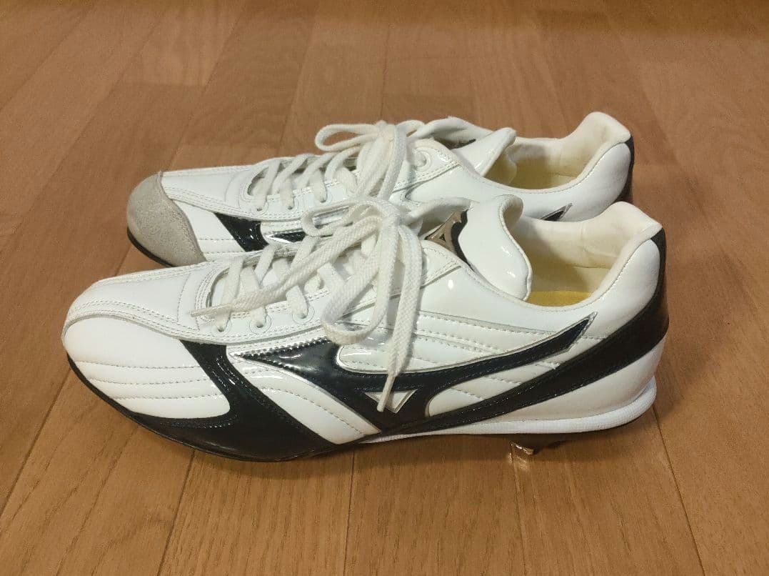 MIZUNO ミズノ グローバルエリート 野球 スパイク 26.5cm ホワイト