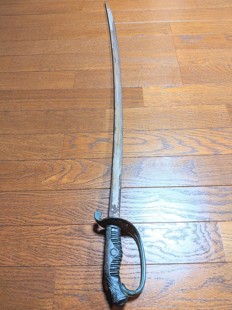 【当時物】旧日本軍 帝国陸軍 軍刀 指揮刀 模造刀 模造刀身 サーベル100cm