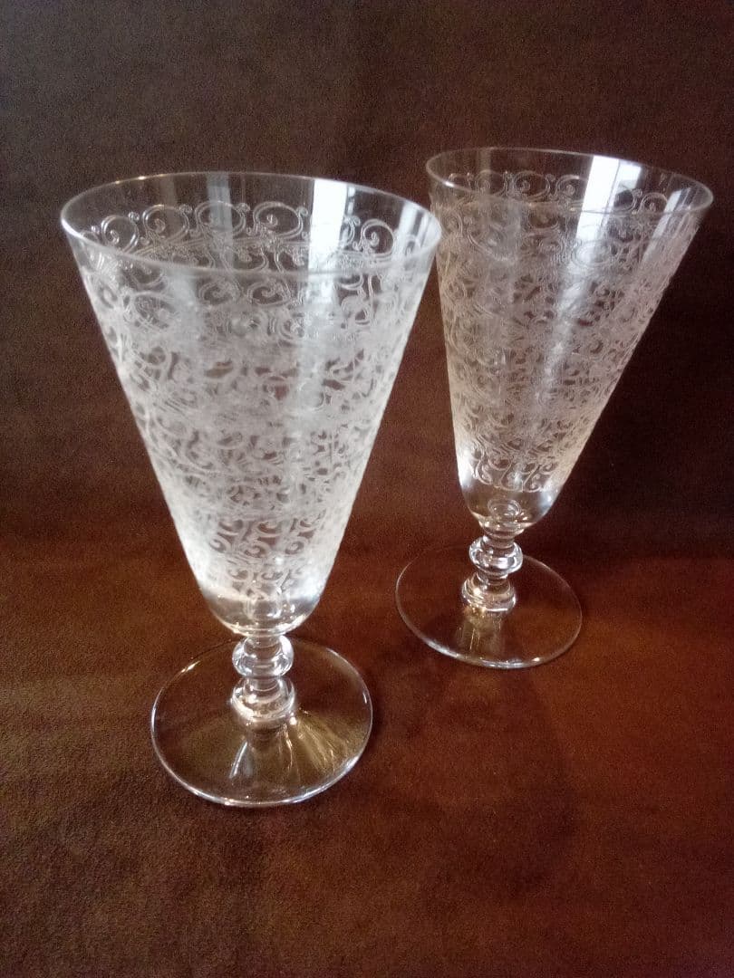 フランス オ—ルドバカラ シャンパングラス 「ロ—ハン」