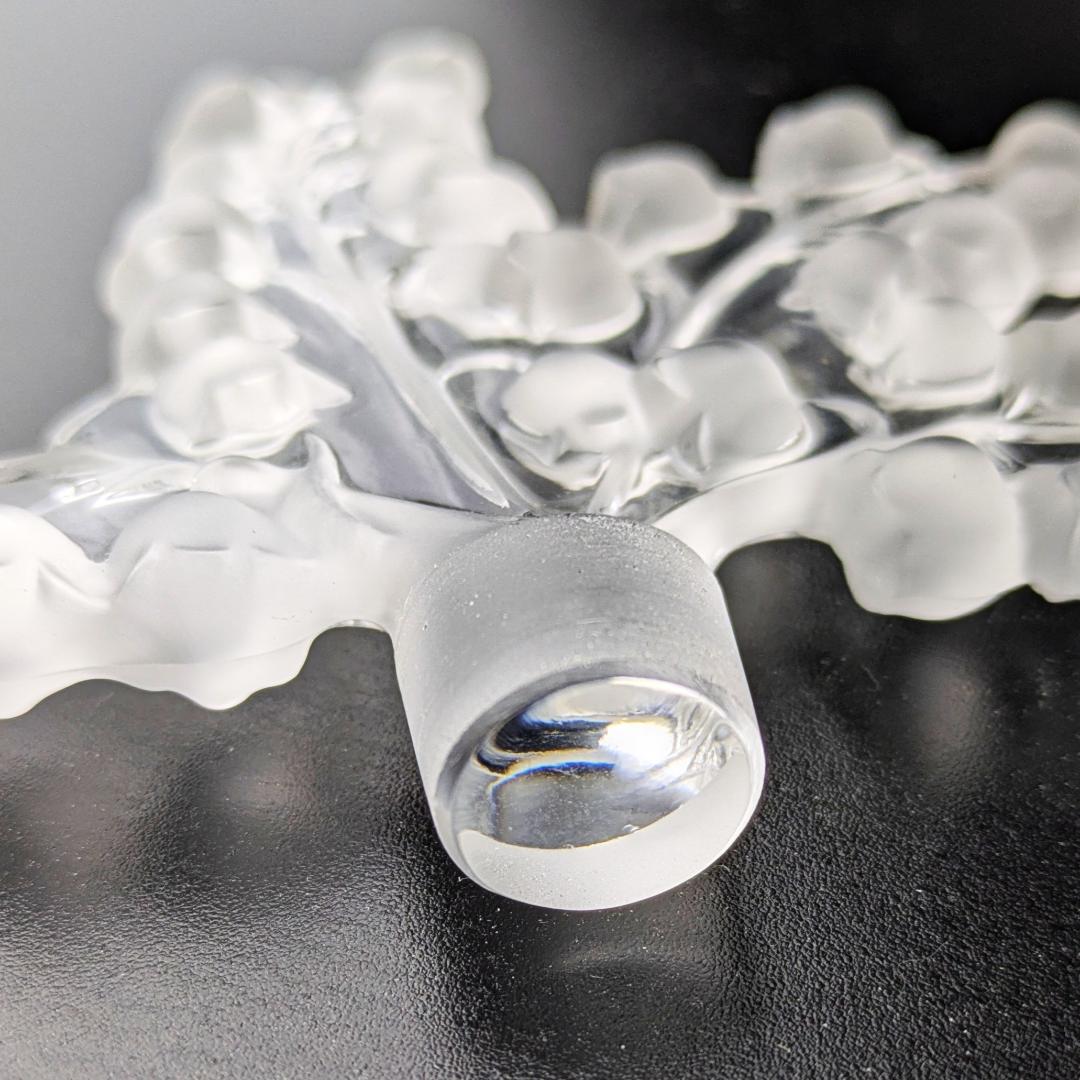 萌えるすずらん★ラリック 香水瓶 クレールフォンテーヌ 12cm 美品