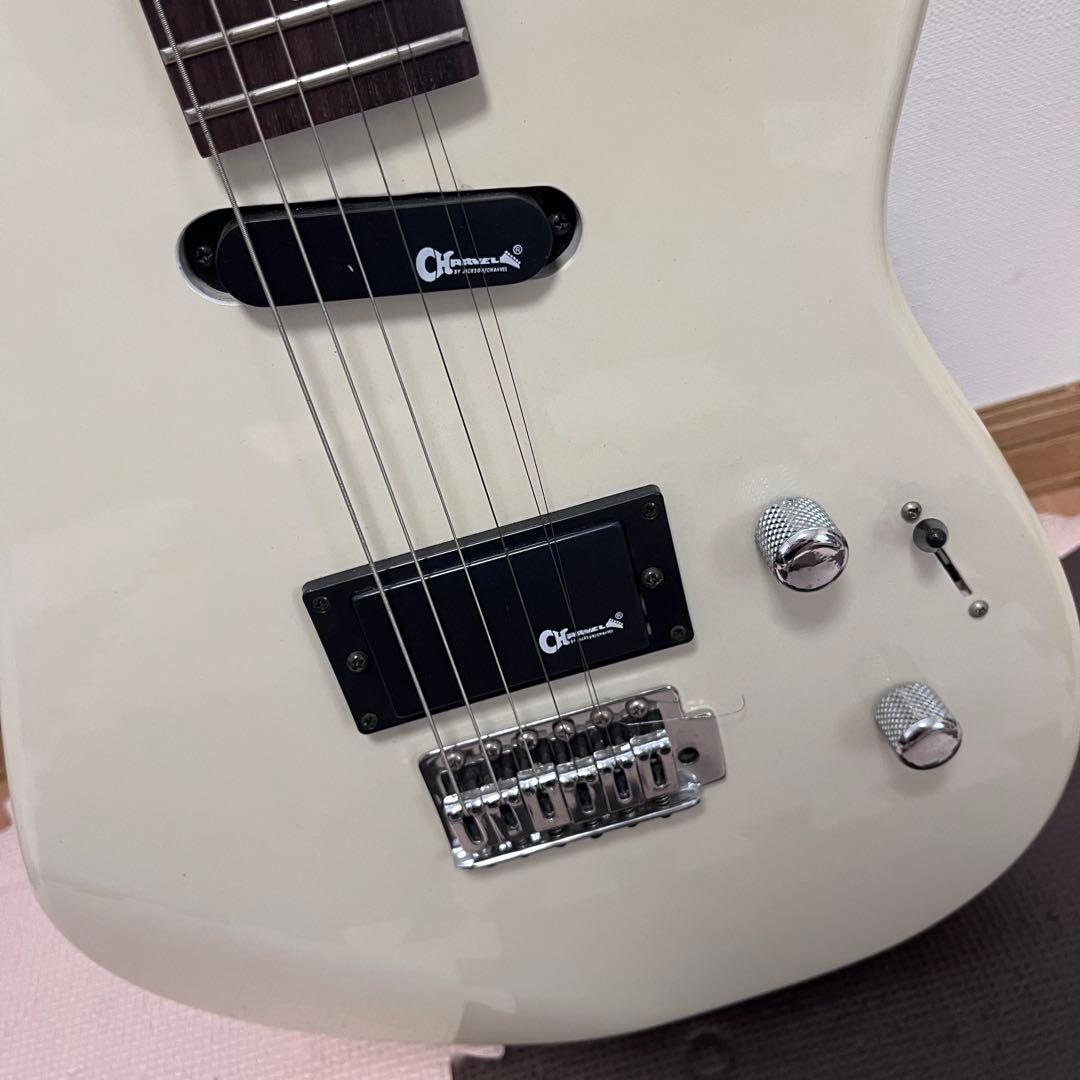 シャーベル エレキギター ホワイト ギター デトックス品
