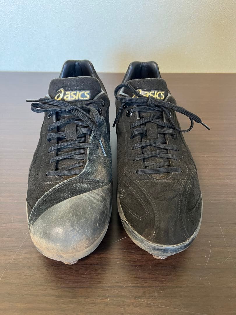 アシックス　ゴールドステージ　野球オーダースパイク　25.5cm P革付き