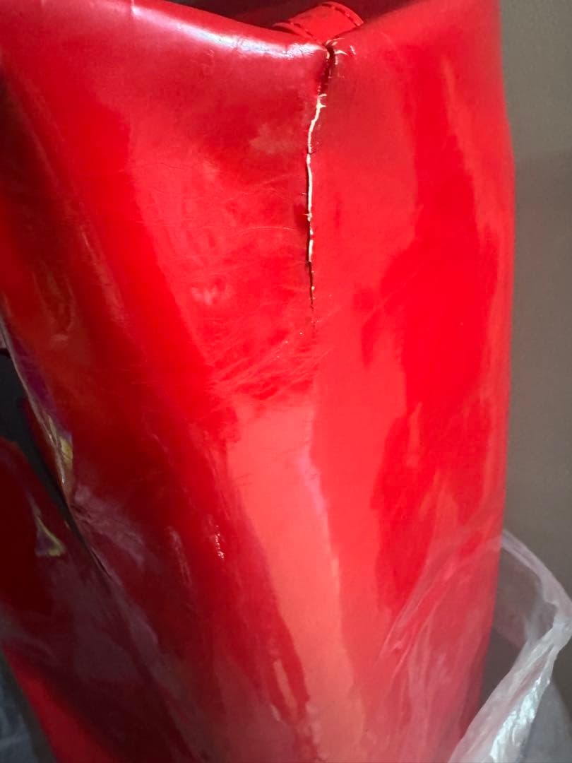 パーリーゲイツ 【定番】エナメル キャディバッグ (46インチ対応)