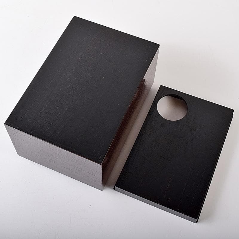 茶道具　利休茶箱　浅見与し三作　茶碗　織部焼　振出など　八点　一式　VR7984