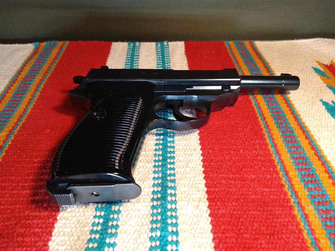 希少な美品！マルゼン　ワルサーP38　キャロム社モリブデンブルーカスタム！漏無し