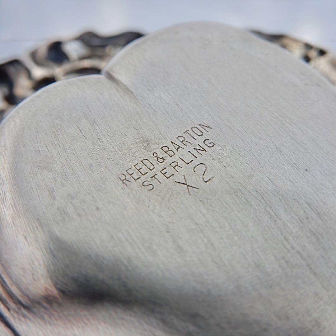 M1303 Antique 1910s Reed & Barton ハートトレイ