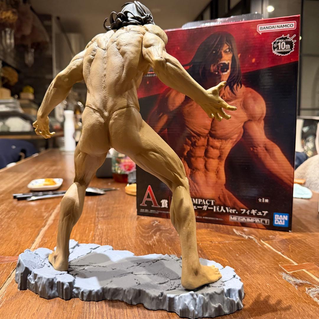 一番くじ　A賞 MEGAIMPACT エレン・イェーガー巨人Ver. フィギュア