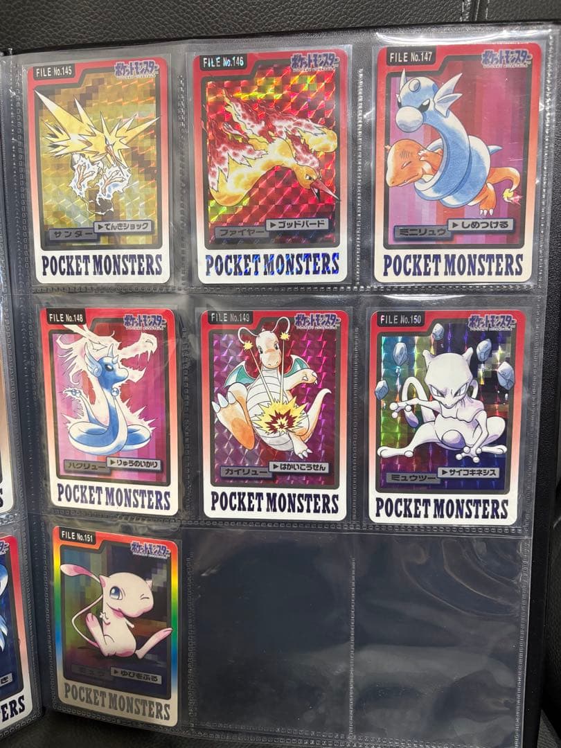 良品 ポケモンカードダス Part3-4 151種 計151枚 青版 フルコンプ