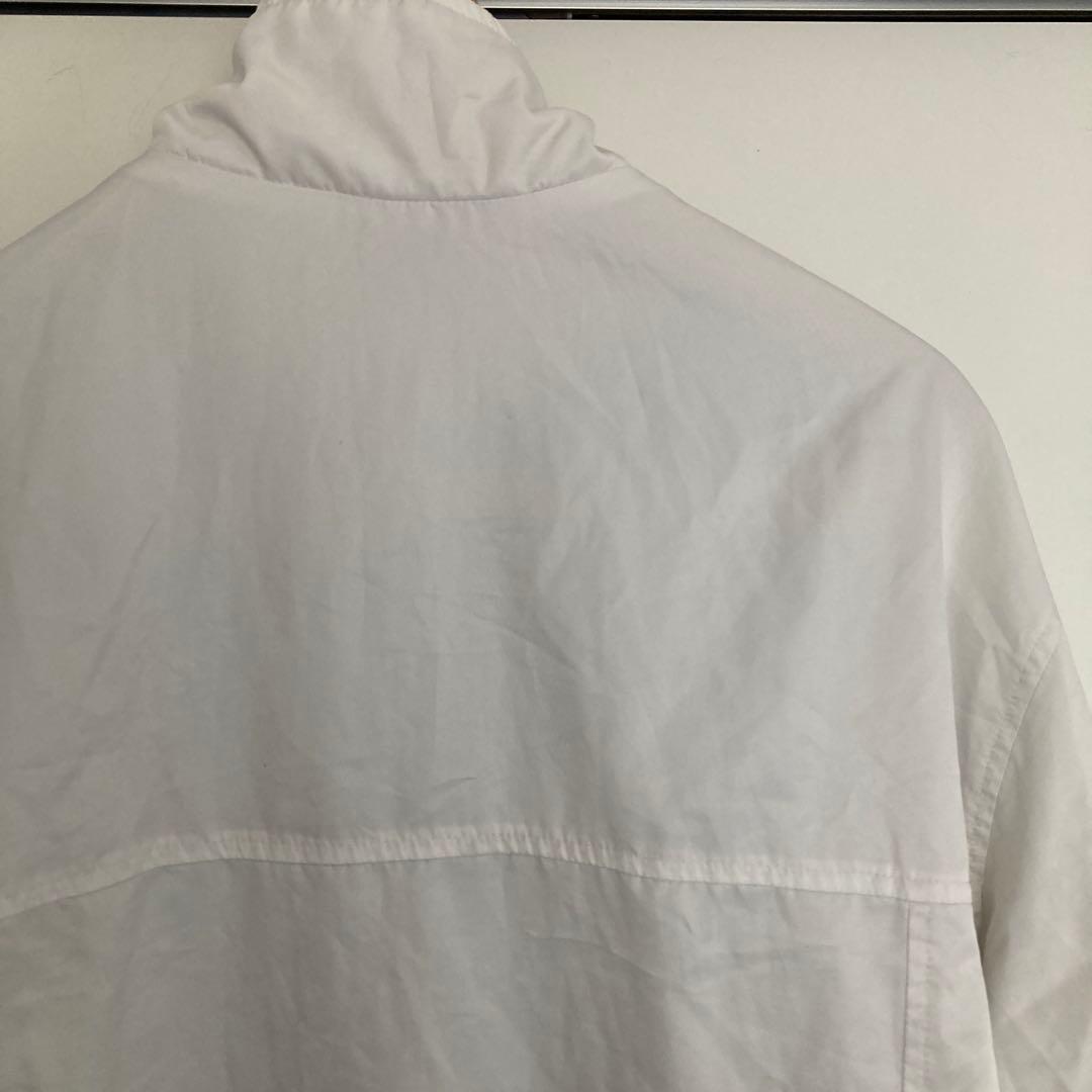 激レア‼︎90s銀ダク白タグNIKEテニスロゴナイロンジャケットウインドブレーカー