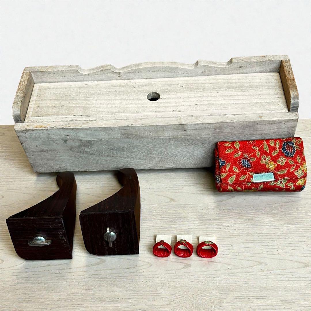 高級琴✨付属品多数✨ フルセット❣️13弦 琴 並甲 木目良好 蒔絵入りケース付き