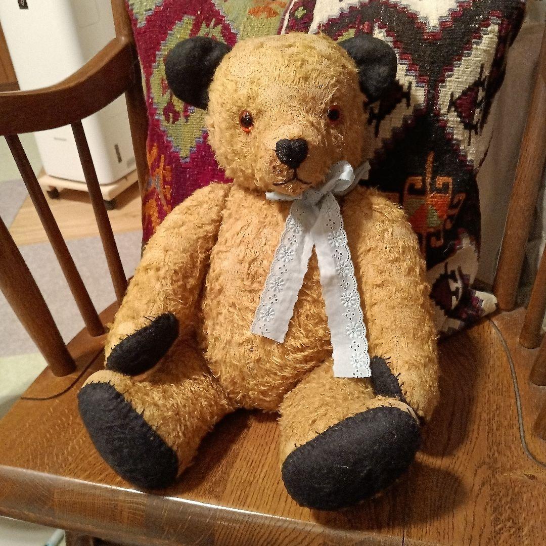 アンティークベア　テディベア　イギリス製　2点セット　チャドバレー他　衣装付き