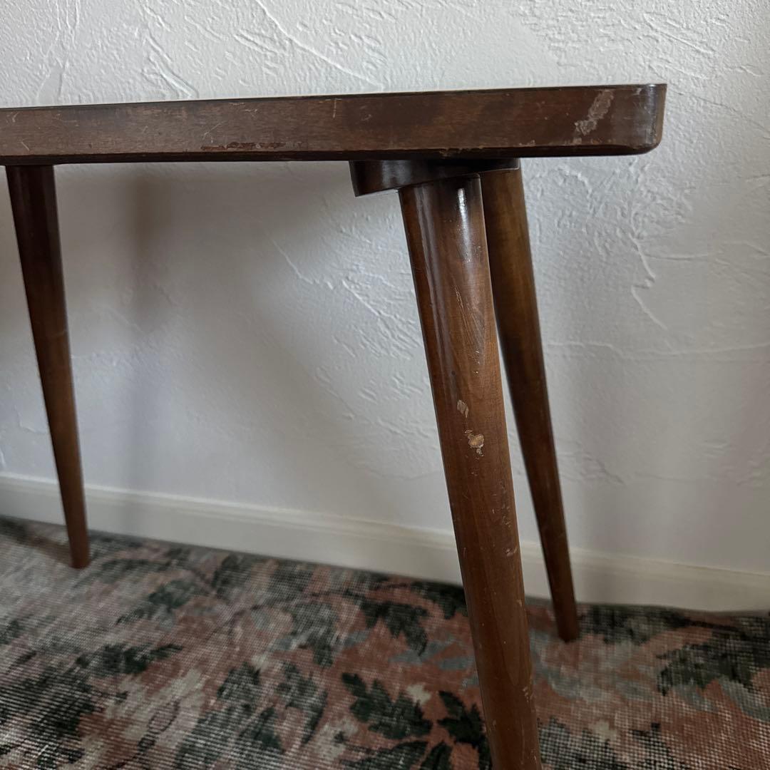 イギリスアンティーク　コーヒーテーブル　木製サイドテーブル　イギリスヴィンテージ