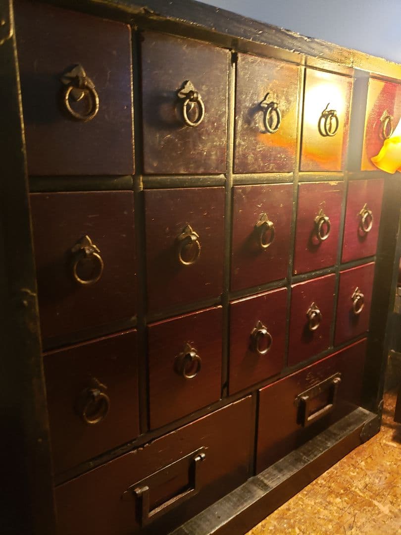 帳場箪笥　船箪笥　舟箪笥　江戸　幕末　船金庫　 時代箪笥　アンティーク　和骨董