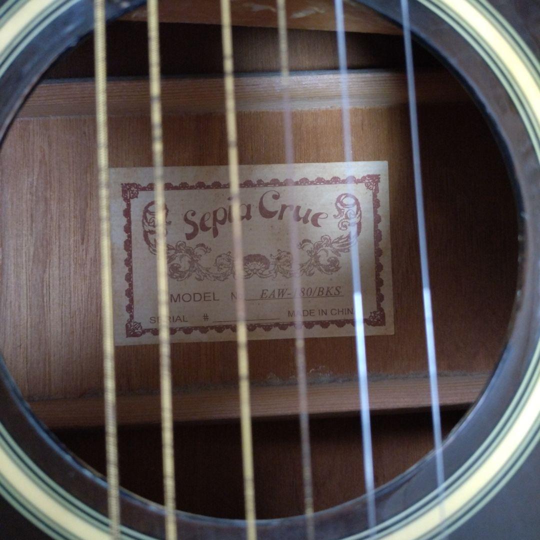 Sepia Crue EAW-180-BKS エレアコ アコースティックギター