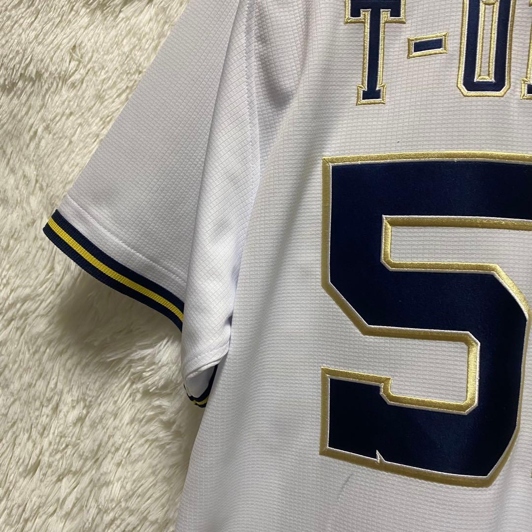オリックスバファローズ　Tー岡田　ユニフォーム　Oサイズ　デサント製　背番号55