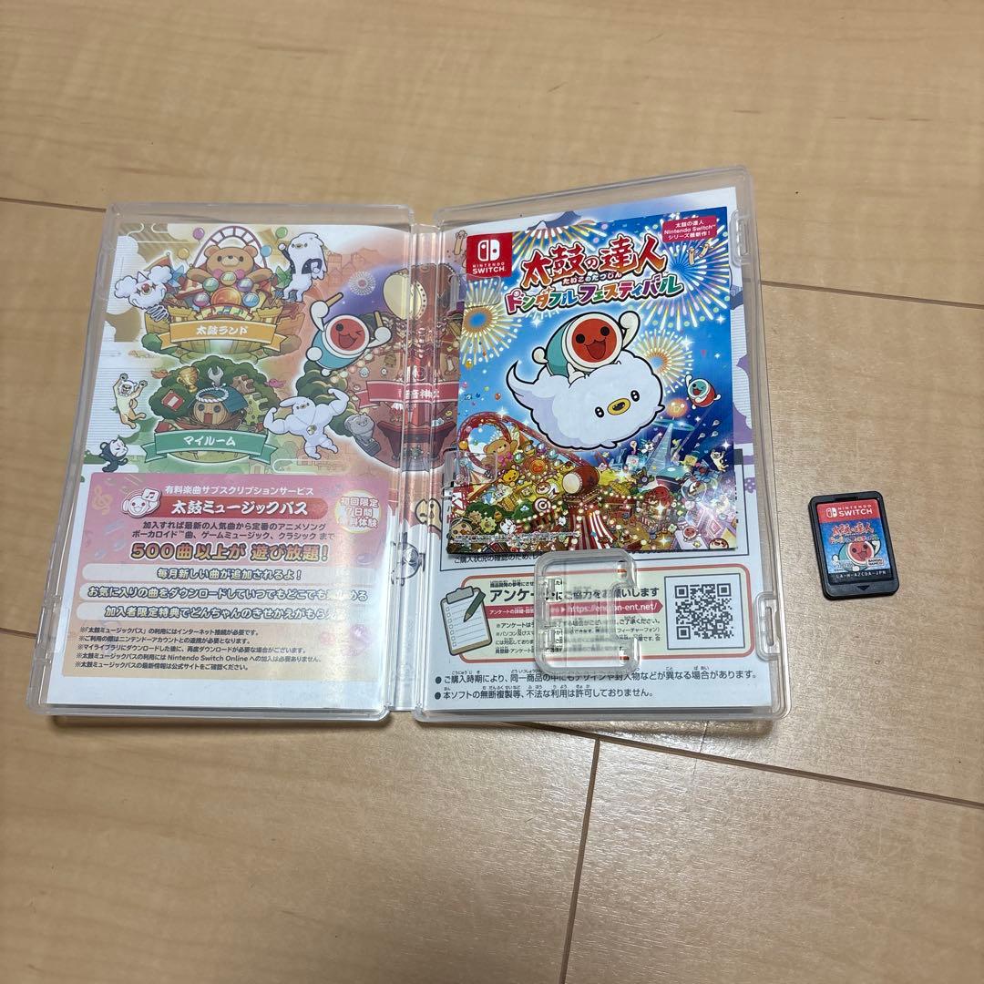 太鼓の達人 ドンダフルフェスティバル　Nintendo Switch 太鼓とバチ