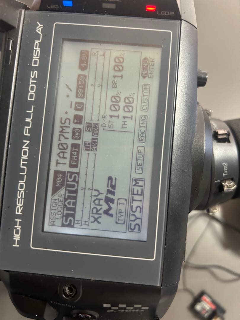 サンワ　m12 プロポ　受信機あり