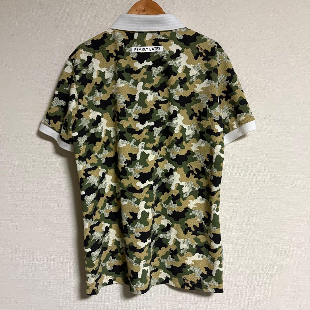 PEARLY GATES パーリーゲイツ ポロシャツ　迷彩柄　4 ゴルフウェア