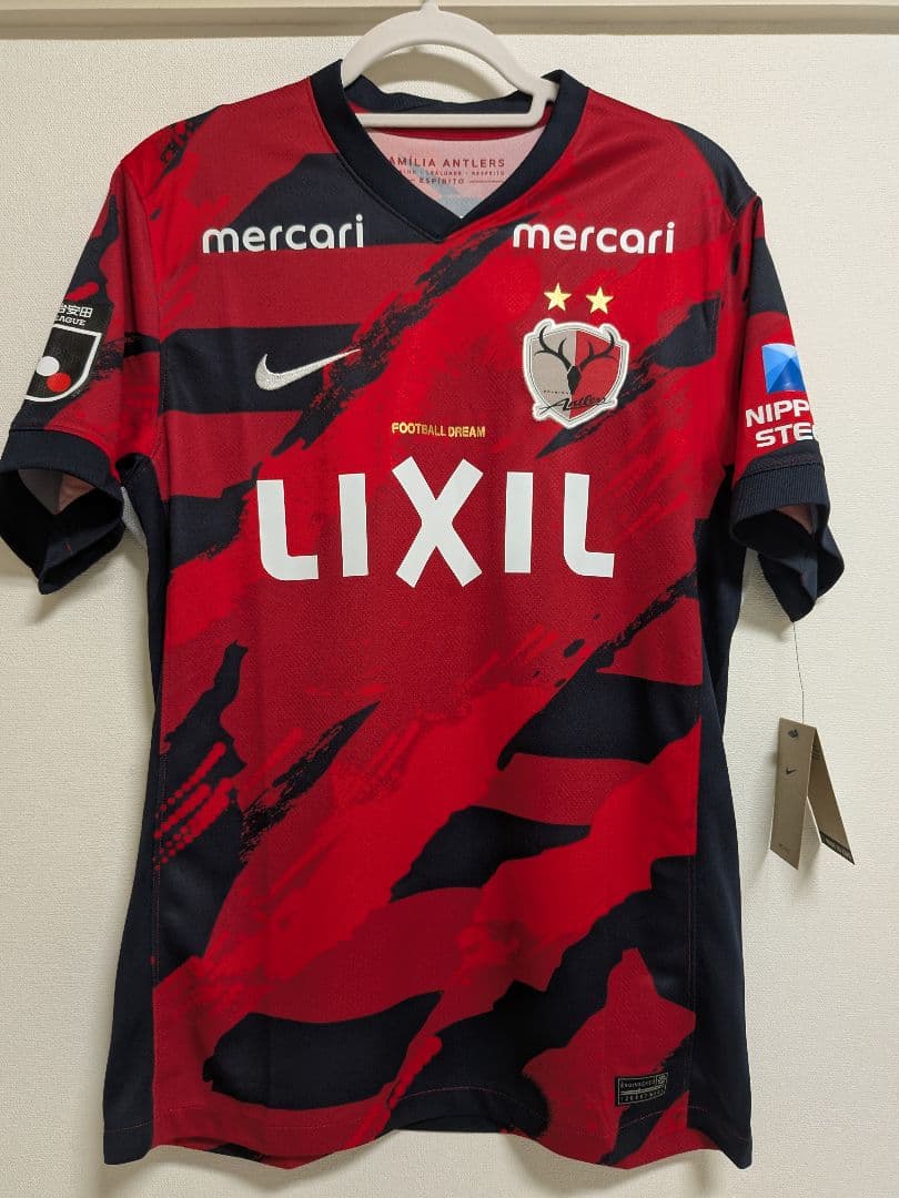 【鹿島アントラーズ】国立開催記念ユニフォーム　黄金背番号鈴木優磨選手 Lサイズ