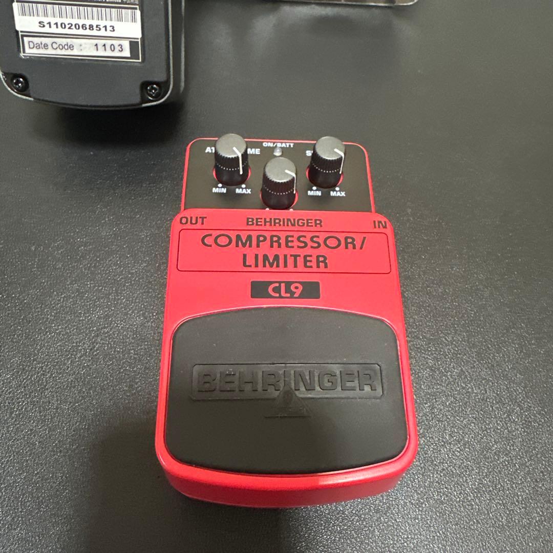 美品　Behringer ギターエフェクター2点セット　元箱付き